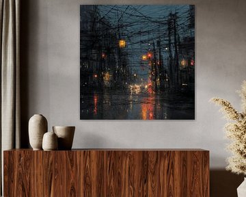 Wired Rain Symphony by Nomo.Art