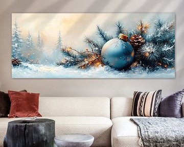 Lumière d'hiver | Neige Ambiance de Noël sur Caprices d'Art