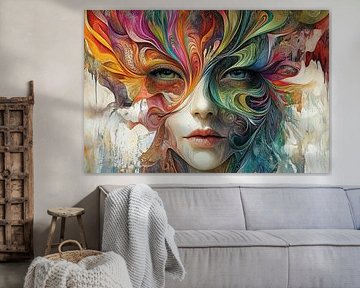 Women's portrait by ARTEO Paintings