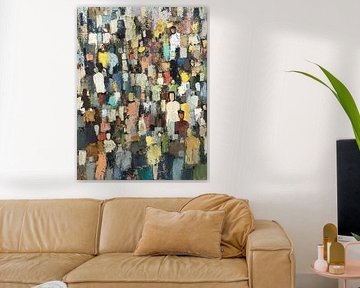 Menschen abstrakt von Kunst Laune