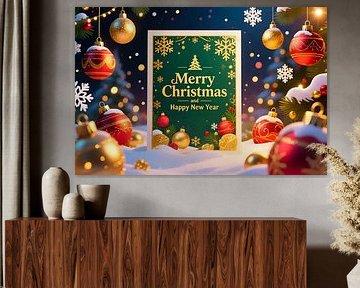 Vrolijk kerstfeest en een gelukkig nieuwjaar