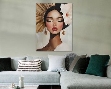 Dromerig portret van Carla Van Iersel