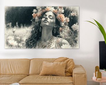 Pencil-sketch by JP Wall Art