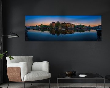 Blick auf den Fluss Amstel (Westseite) in Amsterdam, 2021 - 10 von Amsterdam.Photos