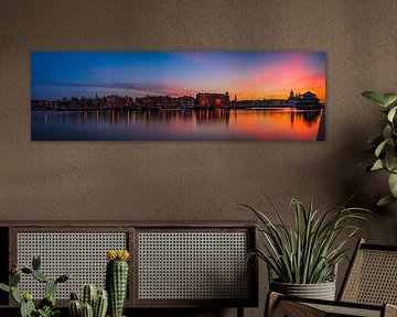 Panorama der Oosterdokskade in Amsterdam, 2020 von Amsterdam.Photos