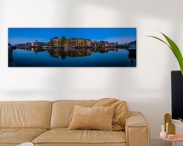 Blick auf den Fluss Amstel (Westseite) in Amsterdam, 2021 - 5 von Amsterdam.Photos