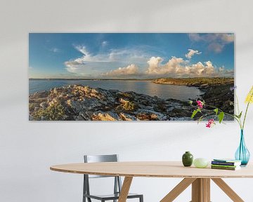 Rocky coast at Pointe de Dinan, Crozon, Brittany