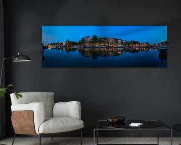 Blick auf den Fluss Amstel (Westseite) in Amsterdam - 11 von Amsterdam.Photos