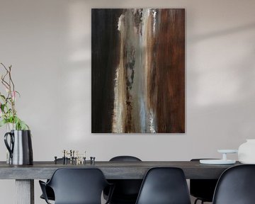 Rustic Abstract - Modern Abstract Art for Stylish Interiors by Marina Kozyr