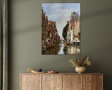 View of Voorstraatshaven, Dordrecht, Eugène Boudin