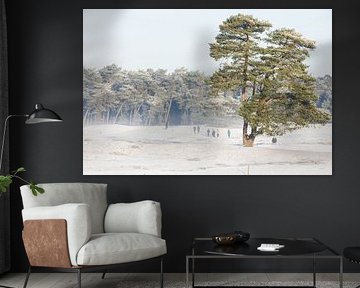 Winter auf dem Landgut Heidestein, Utrecht Ridge von Peter Haastrecht, van