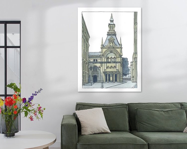 Example of the artwork in a room