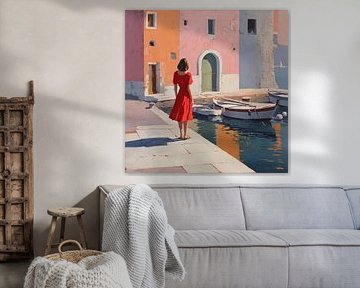 Een pauze bij de boten van Yaya's