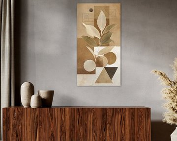 Botanical Leaf | Leaf Harmony von ARTEO Gemälde