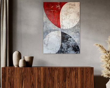 Farbkontrast | Rote Kreise