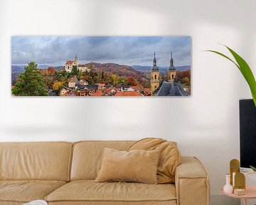 Panorama de Gößweinstein en automne sur Henk Meijer Photography