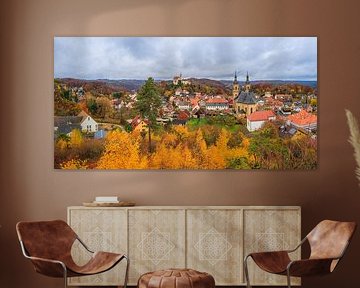 Panorama de Gößweinstein en automne sur Henk Meijer Photography