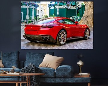 Ferrari Roma toerwagen in Monaco van Sjoerd van der Wal Fotografie