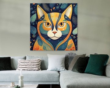 Dekorative Katze von Jutta Maria Pusl