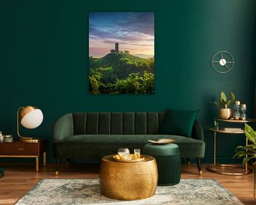 San Lorenzo Church and vineyards on Unesco Prosecco Hills, Italytaly