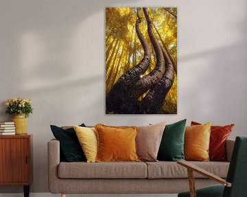 The curved aspens by Martin Podt