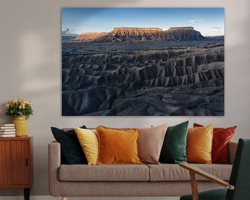 Les buttes au lever du soleil sur Martin Podt