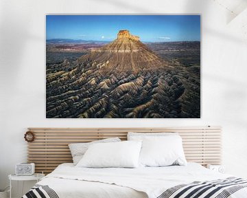 La butte avant le lever du soleil sur Martin Podt