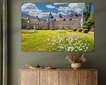 Jardins du Manoir du Colombier, Hénon, Bretagne van Christian Müringer