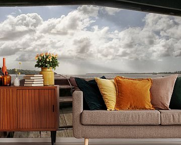 Veerboot op de Suriname rivier