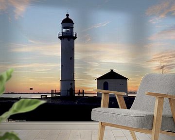 Panorama vuurtoren Hellevoetsluis, Nederland