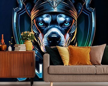 Hond met blauwe ogen