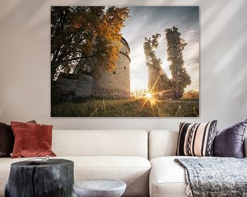 Kruittoren van kasteel Burghausen van Tobias Wartenberg