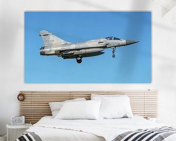 Landende Taiwanese Dassault Mirage 2000-5. van Jaap van den Berg