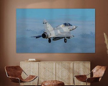 Landende Taiwanese Dassault Mirage 2000-5Di. van Jaap van den Berg