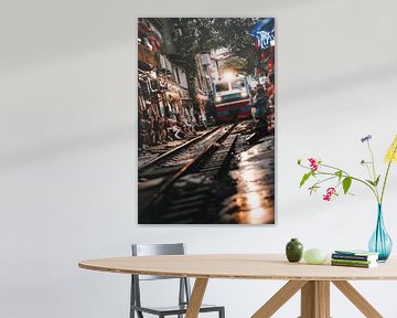 Trein straat van Bastiaan