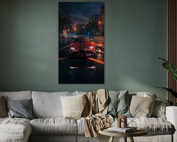 Karminrote Glühwürmchen von John Dan