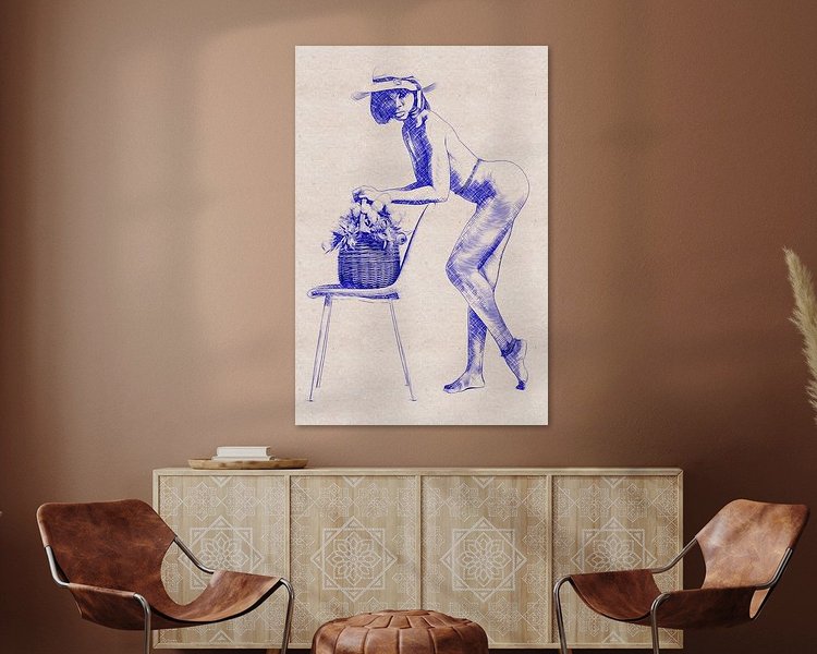 Example of the artwork in a room