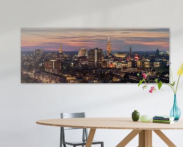 Panorama of the Groningen skyline