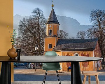 Garmisch-Partenkirchen: Kerk van St. Sebastian