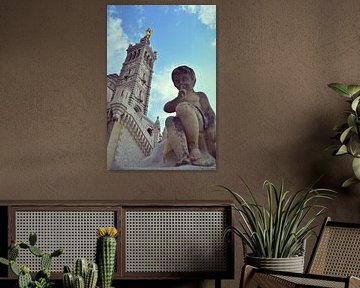 Stilte in Marseille - Engelenbeeld bij de Basiliek