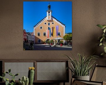 Historisch stadhuis van Dietfurt in Altmühltal