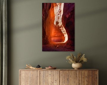 Dans le canyon de la fente