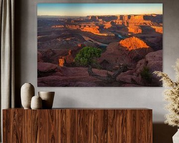 Dead Horse Point at Sunrise II by Martin Podt