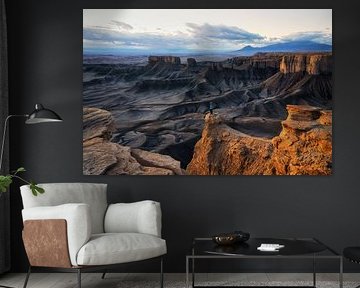 Vue sur le paysage lunaire sur Martin Podt