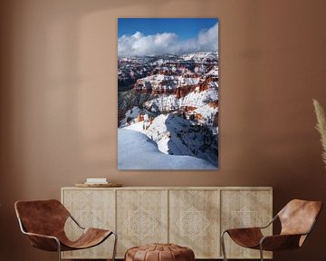 Neige au Cedar Breaks National Monument sur Martin Podt