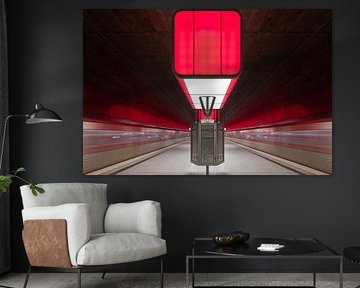 La station de métro futuriste HafenCity Universität à Hambourg sur MS Fotografie | Marc van der Stelt