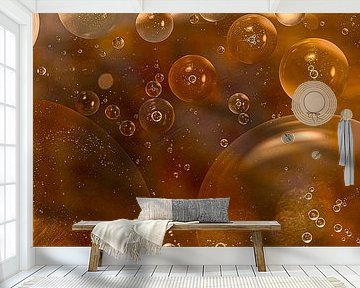 Abstracte wereld vol licht en glans van Ria Overbeeke