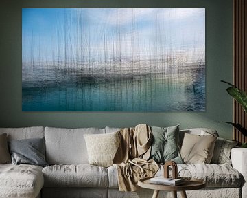 Jachthaven van San Lorenzo al Mare | Imperia | Ligurië | Italië - een abstracte interpretatie van Nicole Holz