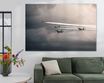 Flying Bulls in formatie van Tobias Wartenberg