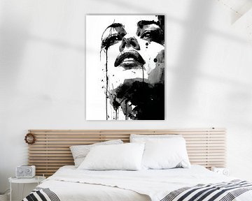 Modern Abstract Portret van SPEQ ART